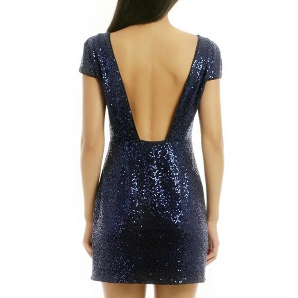 Slate & Willow Margaux Sequin Mini Dress - Picture 5 of 10